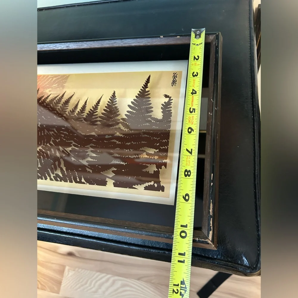 Vintage Virgil Thrasher Ferns Lithograph Art - Picture 7 of 7